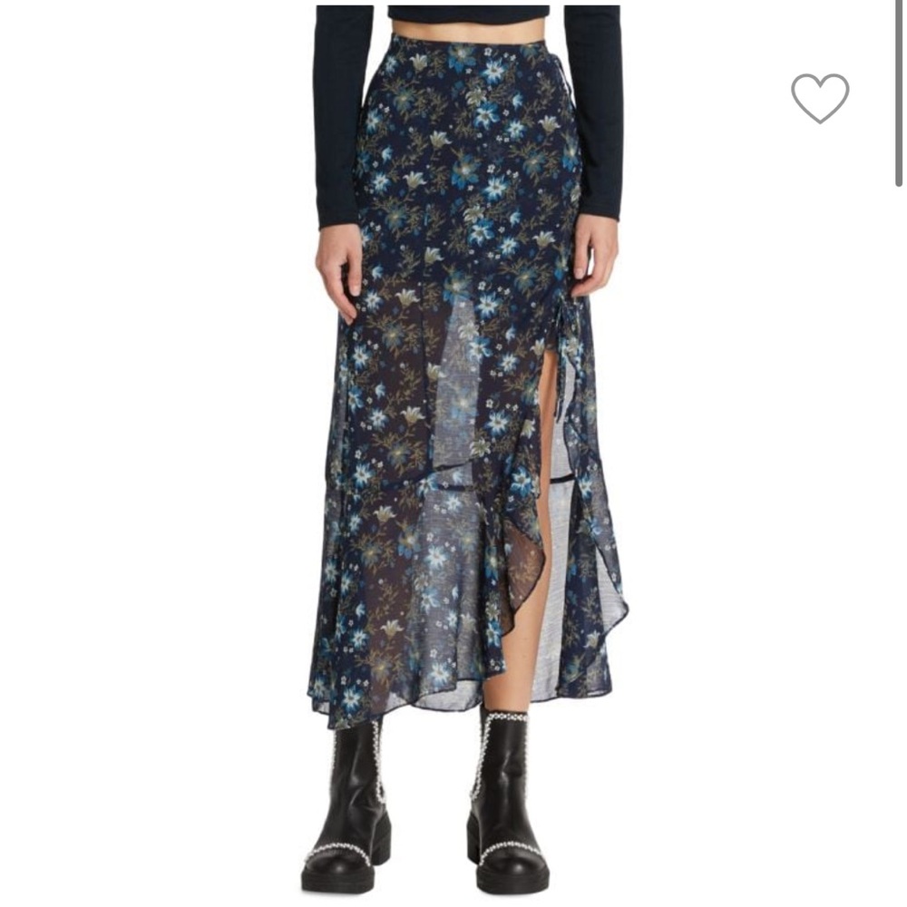 Free People Floral Maxi skirt